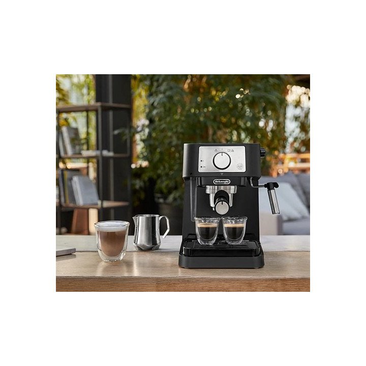 מכונת קפה דלונגי סטילוסה אספרסו ידנית Delonghi Stilosa EC260.BK בצבע ש