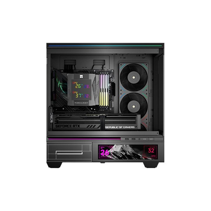 קירור למעבד עם צג טמפרטורה THERMALRIGHT Royal Knight 120 Digital BLACK