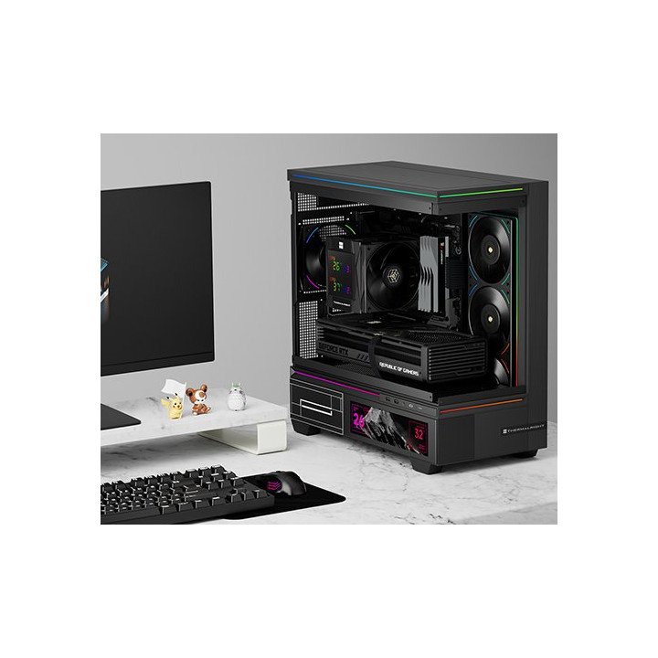 קירור למעבד עם צג טמפרטורה THERMALRIGHT Royal Knight 120 Digital BLACK