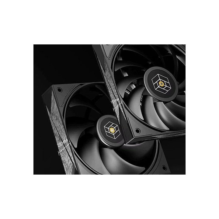 קירור למעבד עם צג טמפרטורה THERMALRIGHT Royal Knight 120 Digital BLACK
