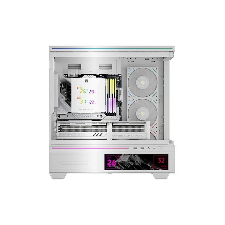 קירור למעבד עם צג טמפרטורה THERMALRIGHT Royal Knight 120 Digital WHITE