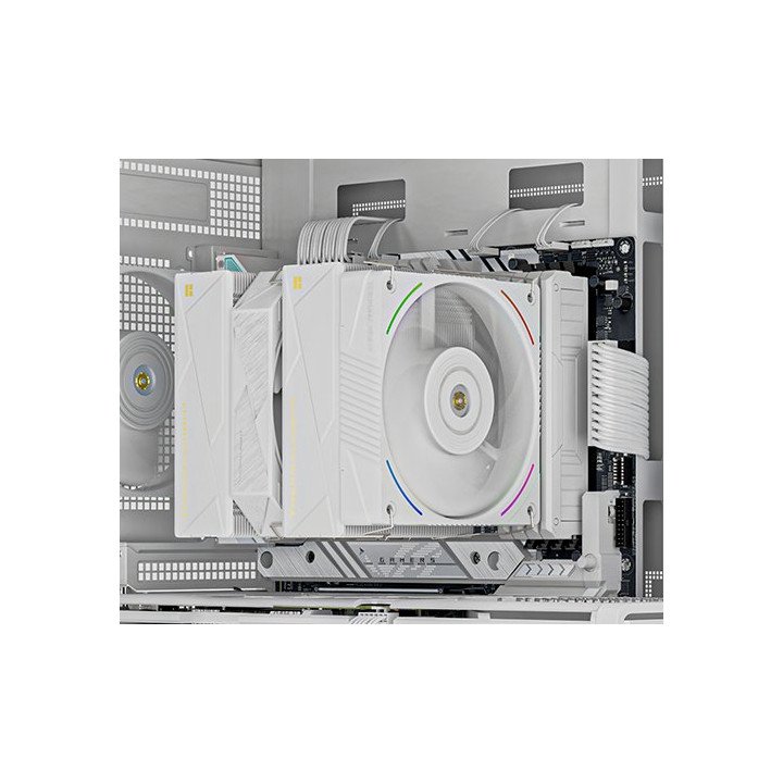 קירור למעבד THERMALRIGHT Royal Pretor 130 Ultra WHITE ARGB הכולל 2 מאו