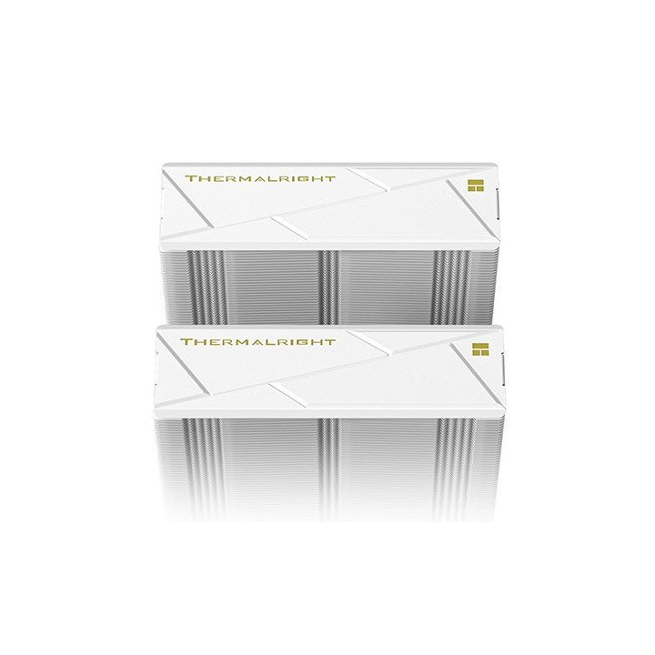 קירור למעבד THERMALRIGHT Royal Pretor 130 Ultra WHITE ARGB הכולל 2 מאו