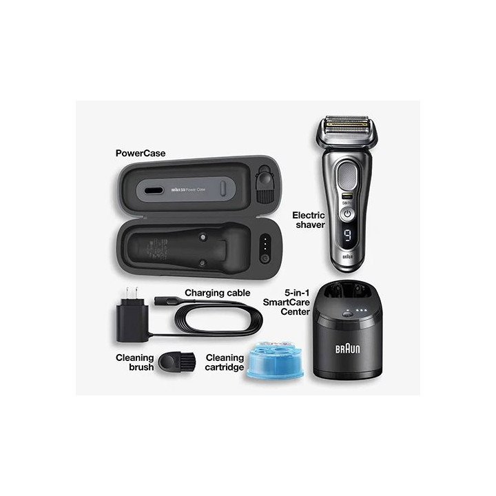 מכונת גילוח בראון אלחוטית עם קייס טעינה Braun Series 9 Pro 9497cc בצבע