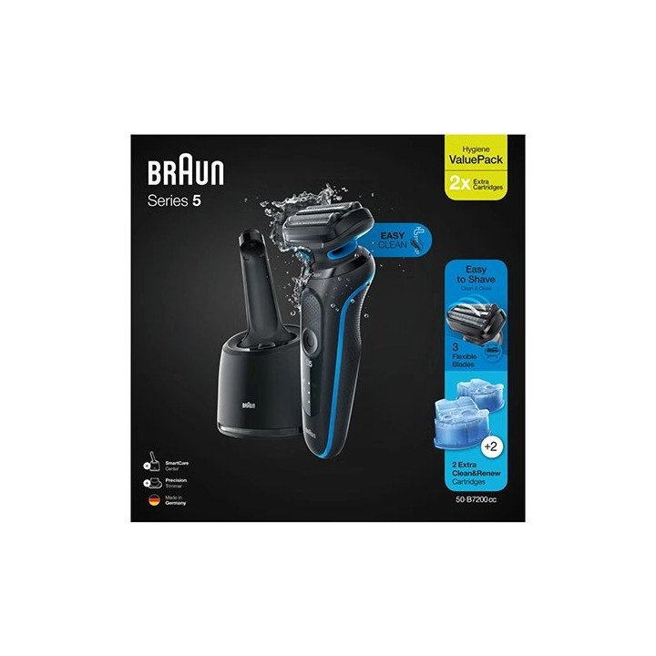 מכונת גילוח בראון סדרה 5 Braun Series 5 50-B7200cc