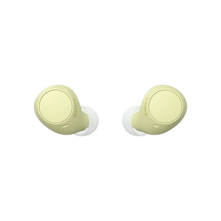 אוזניות סוני אלחוטיות Sony WF-C510 Truly Wireless TWS - צבע צהוב