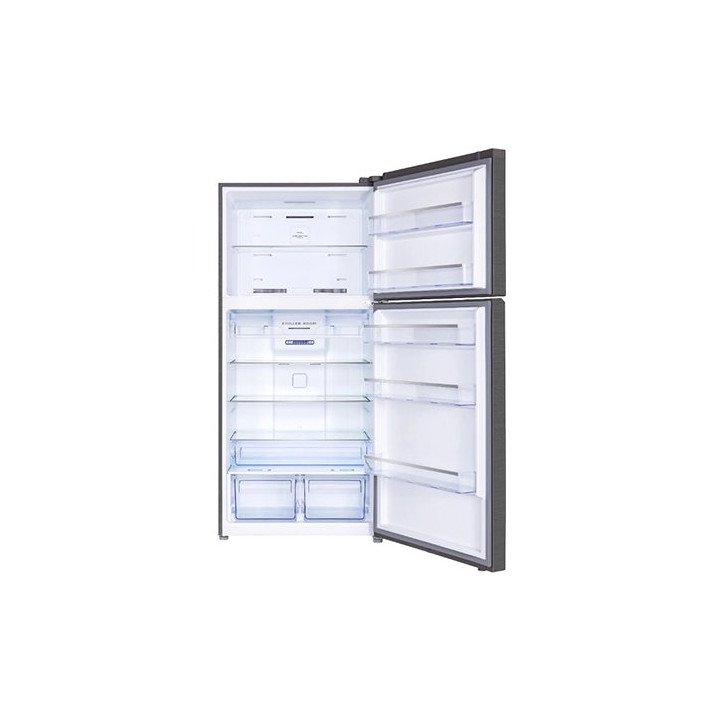 מקרר 2 דלתות 536 ליטר מקפיא עליון No Frost בצבע שחור Aiwa NF 6700 – מש