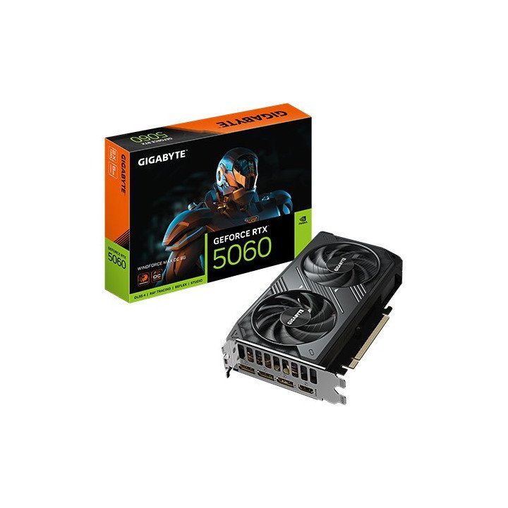 כרטיס מסך Gigabyte GeForce RTX 5060 WINDFORCE MAX OC 8GB GDDR7