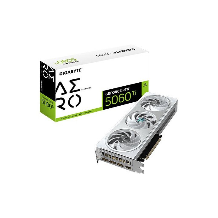 כרטיס מסך Gigabyte GeForce RTX 5060 Ti AERO OC 8GB GDDR7