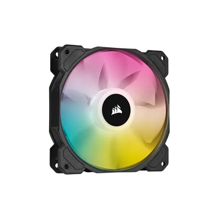 מאוורר למארז 12 ס''מ Corsair iCUE SP120 RGB ELITE בצבע שחור