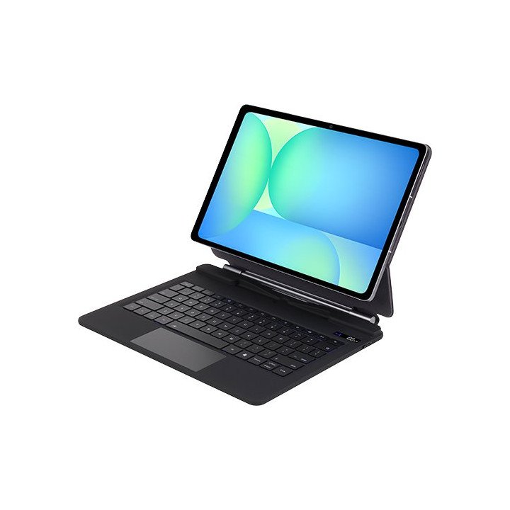 כיסוי מקלדת לטאבלט סמסונג Samsung Galaxy Tab S10 FE Plus בצבע שחור עם 
