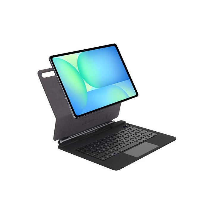 כיסוי מקלדת לטאבלט סמסונג Samsung Galaxy Tab S10 FE Plus בצבע שחור עם 