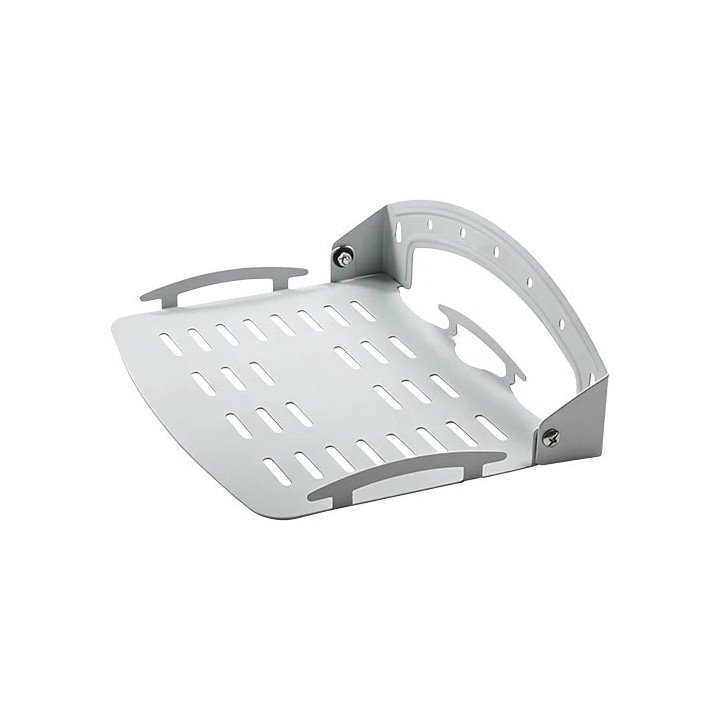 מדף לממיר / DVD / סטרימר מתקפל מפלדה בצבע כסוף V-Star Q09 עד 18 קילו