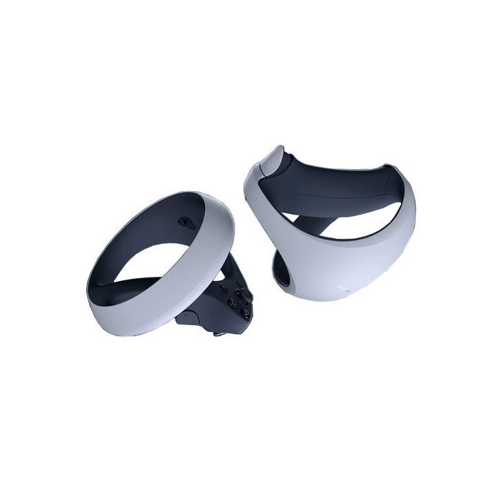 משקפי מציאות מדומה Sony PlayStation VR2 עם שני שלטים