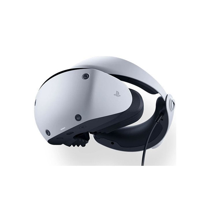 משקפי מציאות מדומה Sony PlayStation VR2 עם שני שלטים