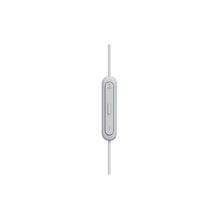 אוזניות סוני חוטיות עם מיקרופון SONY IN-EAR IER-EX15C USB-C בצבע לבן