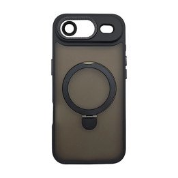 מגן לאייפון אייר iPhone Air עם טבעת תומך MagSafe שחור Velox