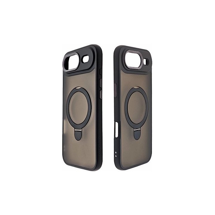 מגן לאייפון אייר iPhone Air עם טבעת תומך MagSafe שחור Velox
