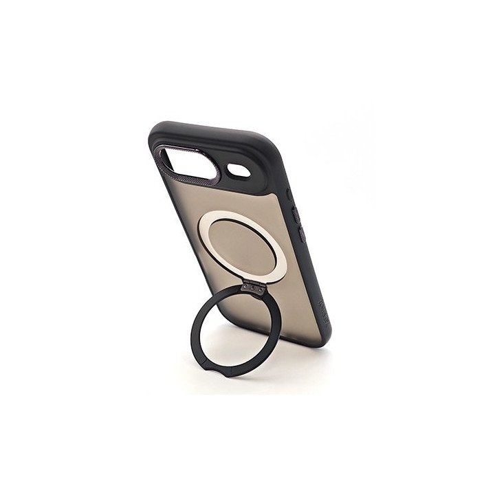 מגן לאייפון אייר iPhone Air עם טבעת תומך MagSafe שחור Velox