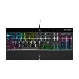 מקלדת גיימינג Corsair K55 Pro XT RGB Gaming כולל תאורת לד, עברית אנגלי