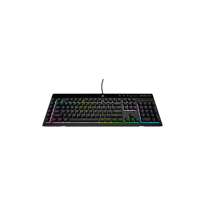 מקלדת גיימינג Corsair K55 Pro XT RGB Gaming כולל תאורת לד, עברית אנגלי