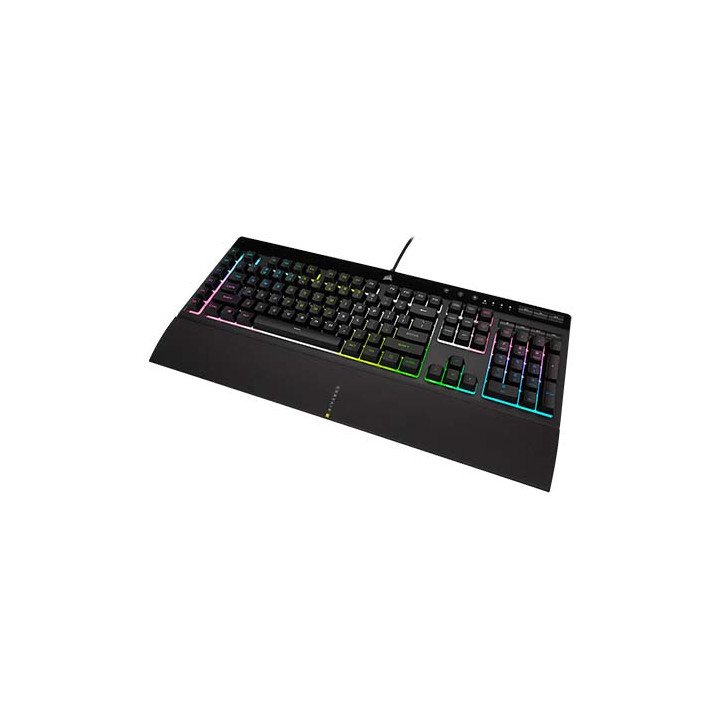 מקלדת גיימינג Corsair K55 Pro XT RGB Gaming כולל תאורת לד, עברית אנגלי