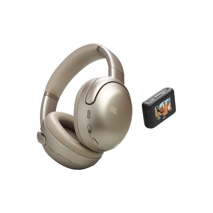 אוזניות JBL קשת אלחוטיות TOUR ONE M3 Smart Tx בצבע כסוף מוקה