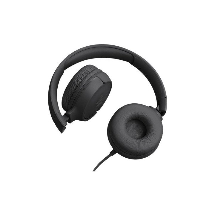 אוזניות JBL קשת חוטיות Tune 520C USB-C בצבע שחור