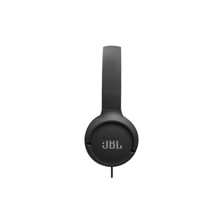 אוזניות JBL קשת חוטיות Tune 520C USB-C בצבע שחור