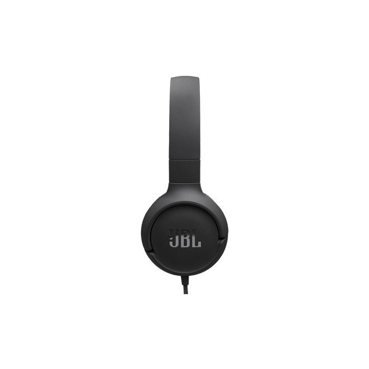 אוזניות JBL קשת חוטיות Tune 520C USB-C בצבע שחור