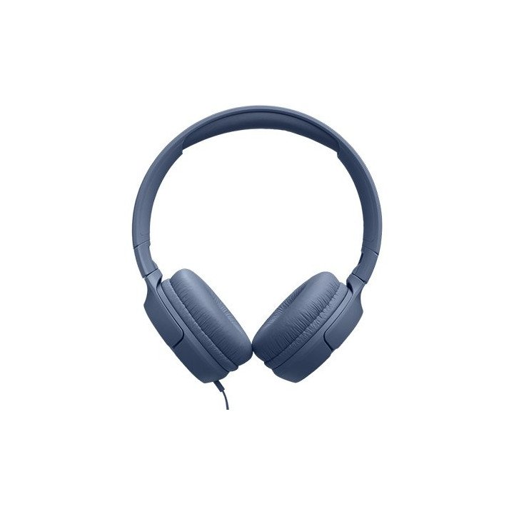 אוזניות JBL קשת חוטיות Tune 520C USB-C בצבע כחול