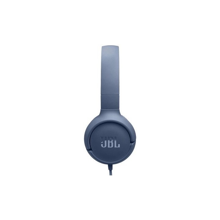 אוזניות JBL קשת חוטיות Tune 520C USB-C בצבע כחול