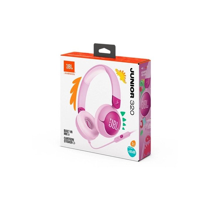 אוזניות JBL לילדים חוטיות Junior 320 בצבע סגול