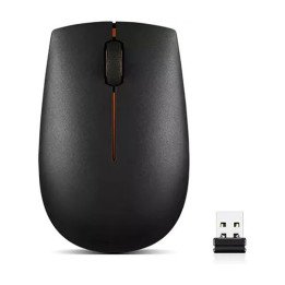 עכבר אלחוטי Lenovo 300 Wireless Compact Mouse בצבע שחור