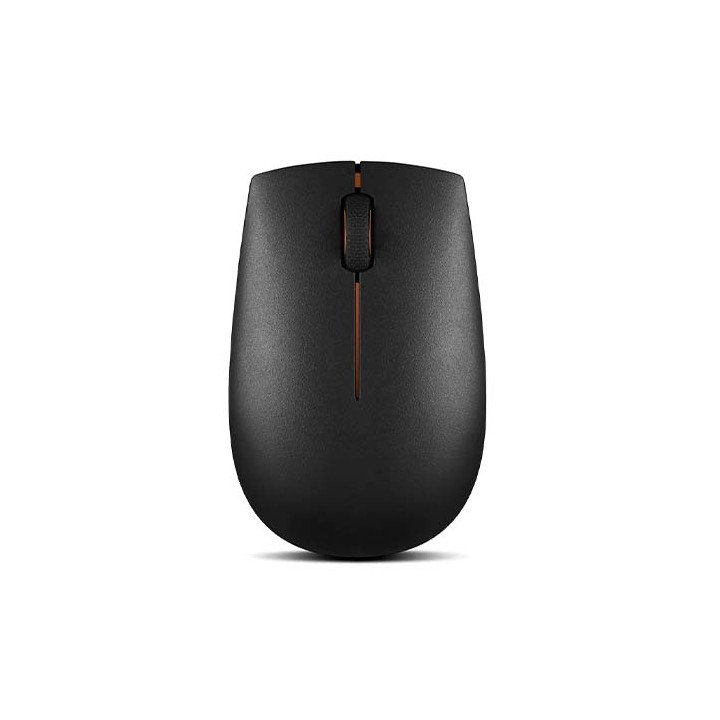 עכבר אלחוטי Lenovo 300 Wireless Compact Mouse בצבע שחור