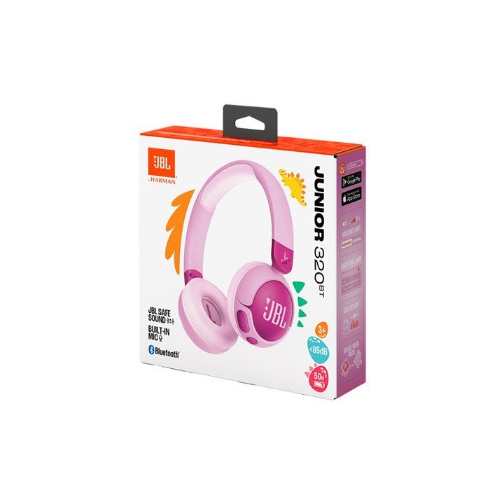 אוזניות לילדים JBL אלחוטיות Junior 320BT בצבע סגול