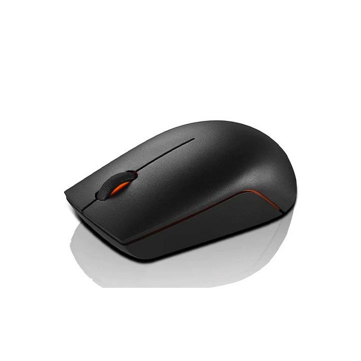 עכבר אלחוטי Lenovo 300 Wireless Compact Mouse בצבע שחור