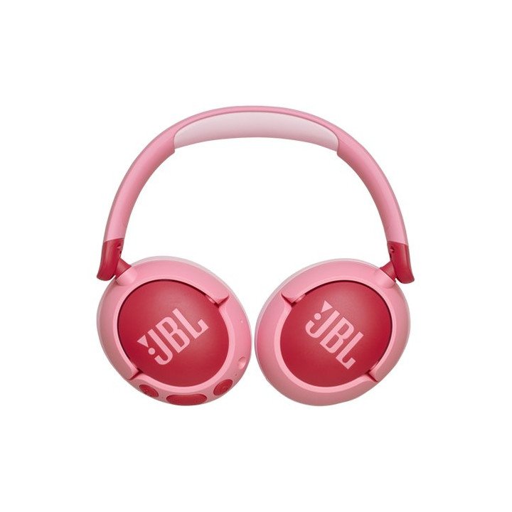 אוזניות לילדים JBL אלחוטיות עם מסנן רעשים Junior 470NC בצבע ורוד