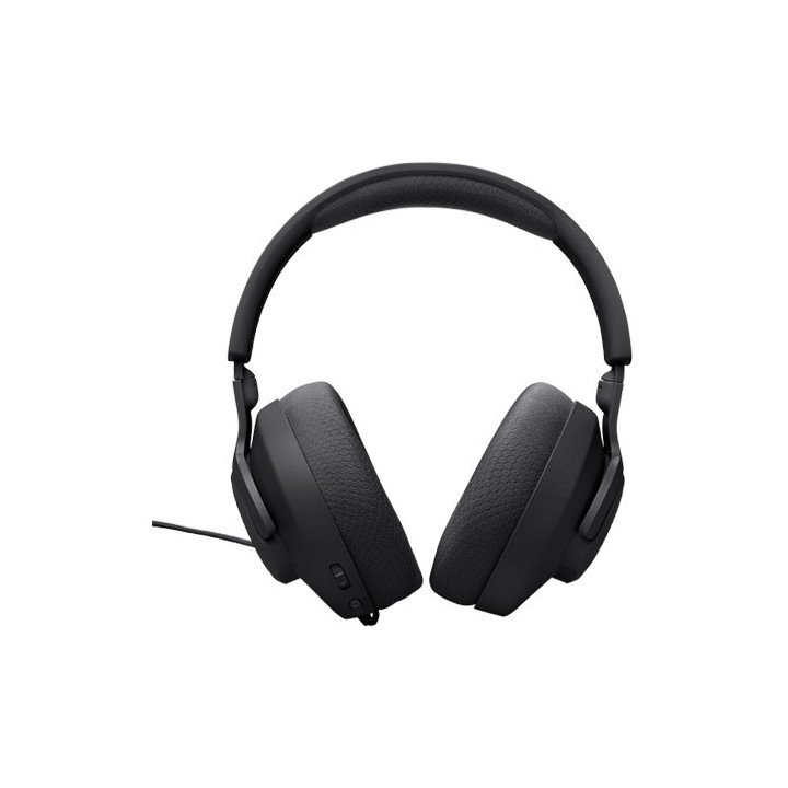 אוזניות JBL גיימינג חוטיות עם מיקרופון Quantum 100M2 בצבע שחור