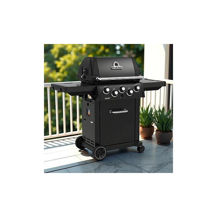 גריל גז 3 מבערים עם כירת צד ושיפוד Broil King Signet™ 390 65,000BTU שח