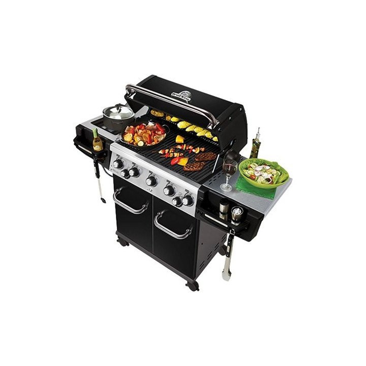 גריל גז 5 מבערים עם כירת צד ושיפוד Broil King Regal 590 80,000BTU - מש