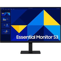 מציאון - מסך מחשב 27 אינץ Samsung Essential S3 S30GD 100Hz IPS בצבע שח