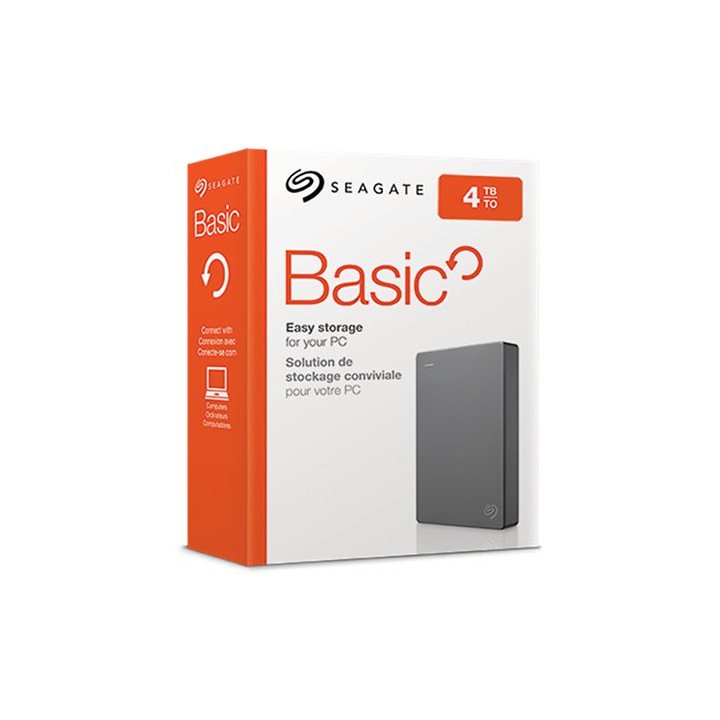דיסק קשיח חיצוני נייד Seagate Basic Portable Drive 4TB
