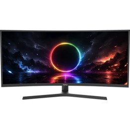 מסך גיימינג רחב קעור 34 אינץ Super Gaming GC34 – רזולוציה UWQHD – קצב 