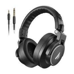 אוזניות גיימינג חוטיות עם חיבור PL 3.5mm  בצבע שחור MAONO MH700