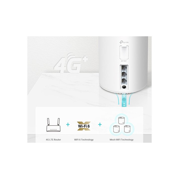 ראוטר מודם סלולרי TP-Link Deco Mesh Deco X20 4G AX1800