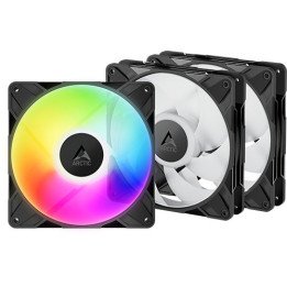 3 מאווררים למארז 12 ס''מ ARCTIC P12 Pro A-RGB – צבע שחור