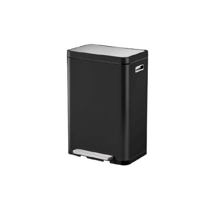 פח דוושה 45 ליטר דגם X-CUBE מבית Eko בצבע שחור