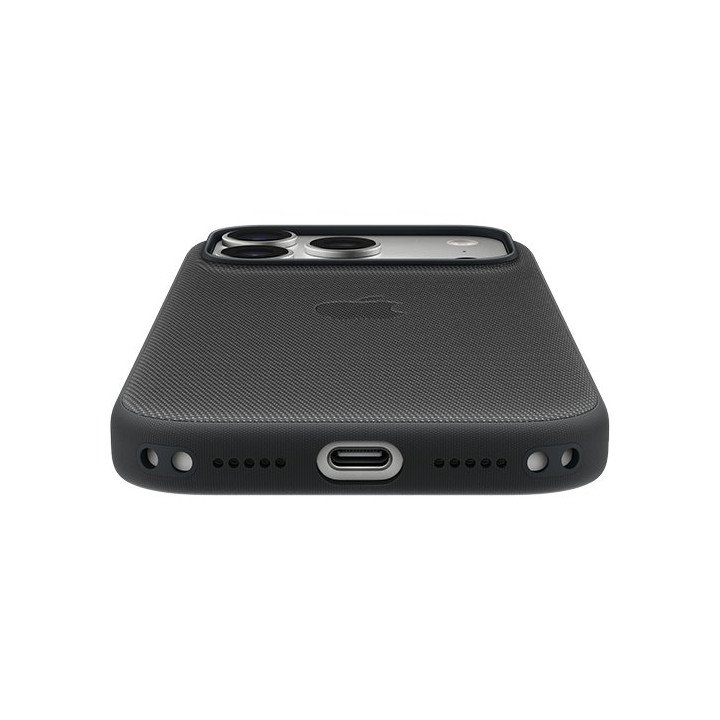 מגן לאייפון 17 פרו שחור iPhone 17 Pro TechWoven Case עם MagSafe