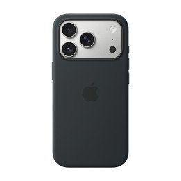 מגן לאייפון 17 פרו סיליקון שחור iPhone 17 Pro Case עם MagSafe